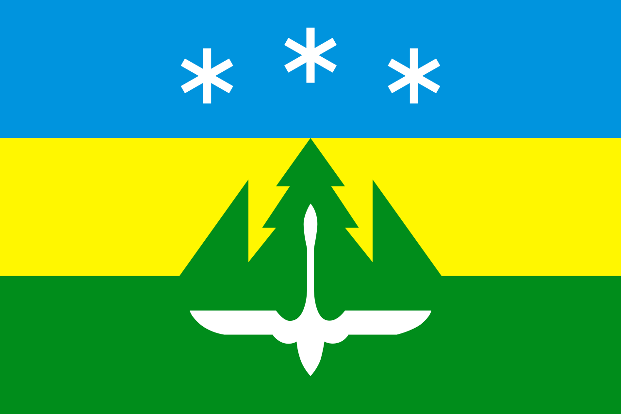 Флаг города Ханты-Мансийска.